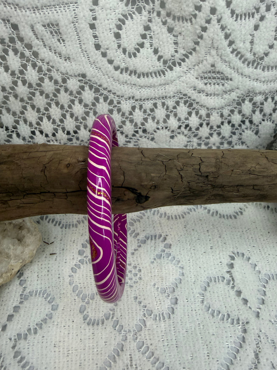 Skinny Painted Shellac Bracelet