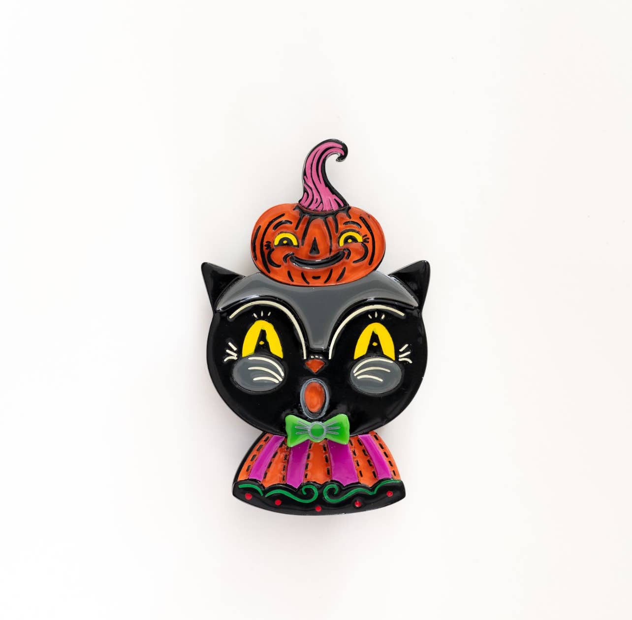 Black Cat & Kinny Brooch Johanna Parker x Lipstick & Chrome Robin Boutique