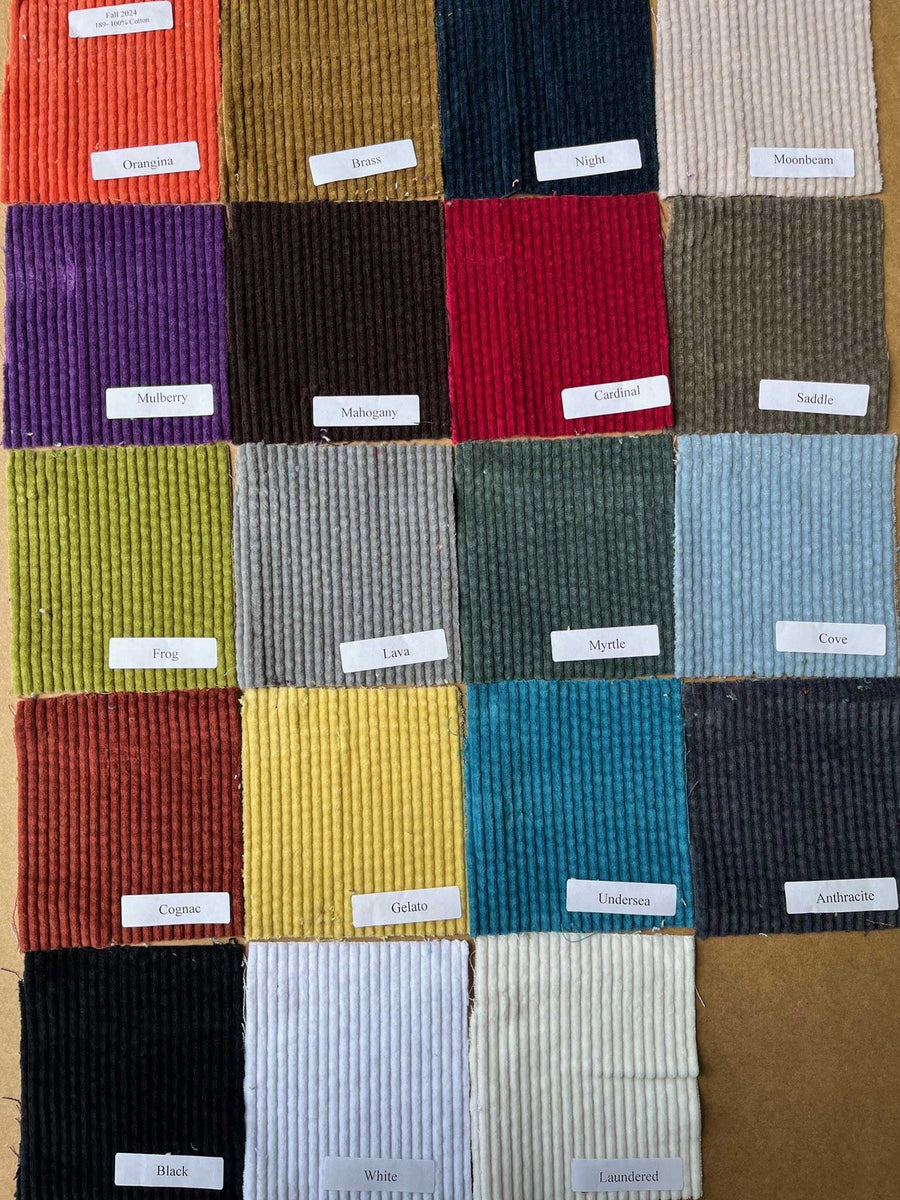 Lux Corduroy Wide Leg Zip Pant by Cut Loose