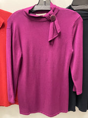 Leonora Pullover in Jam by Effie's Heart