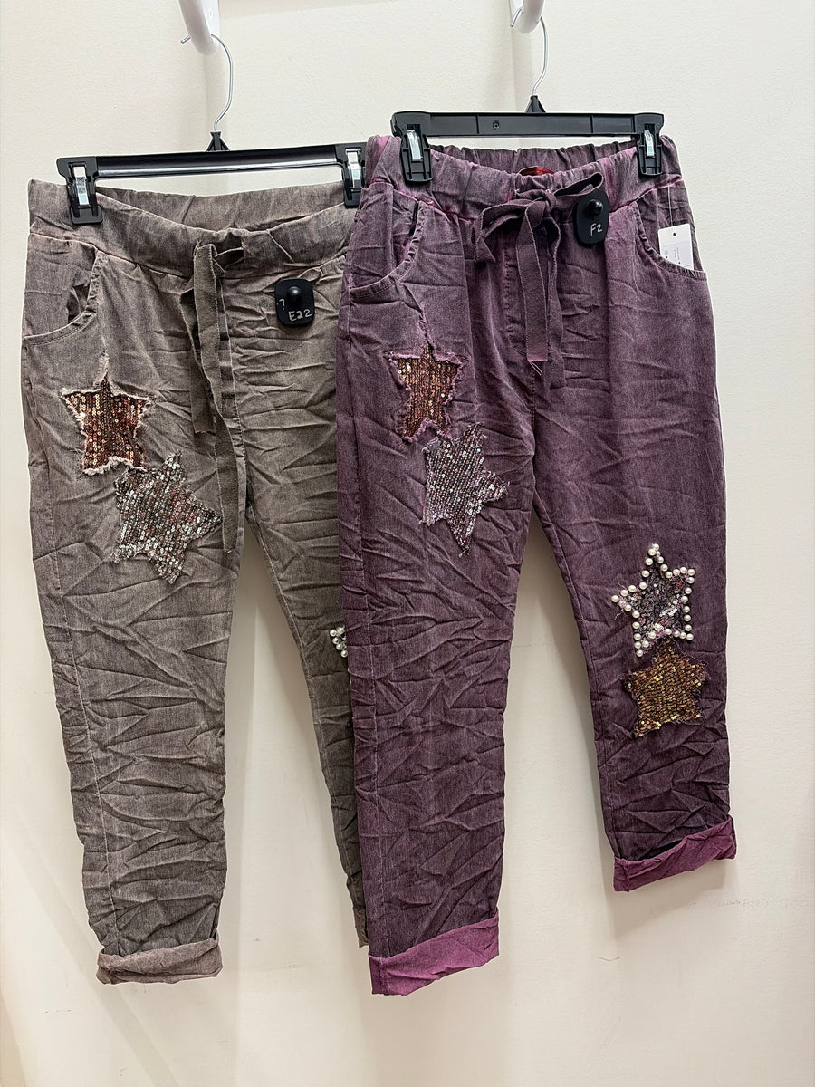 Pearl Quatro Star Pant by Amorosa