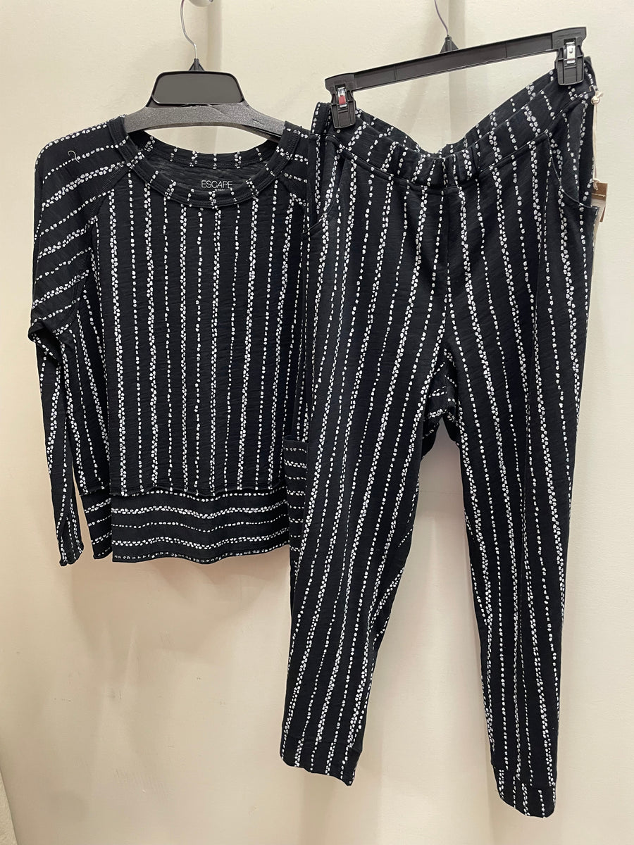 Driftwood Stripe J Pocket Flood Pant by Escape