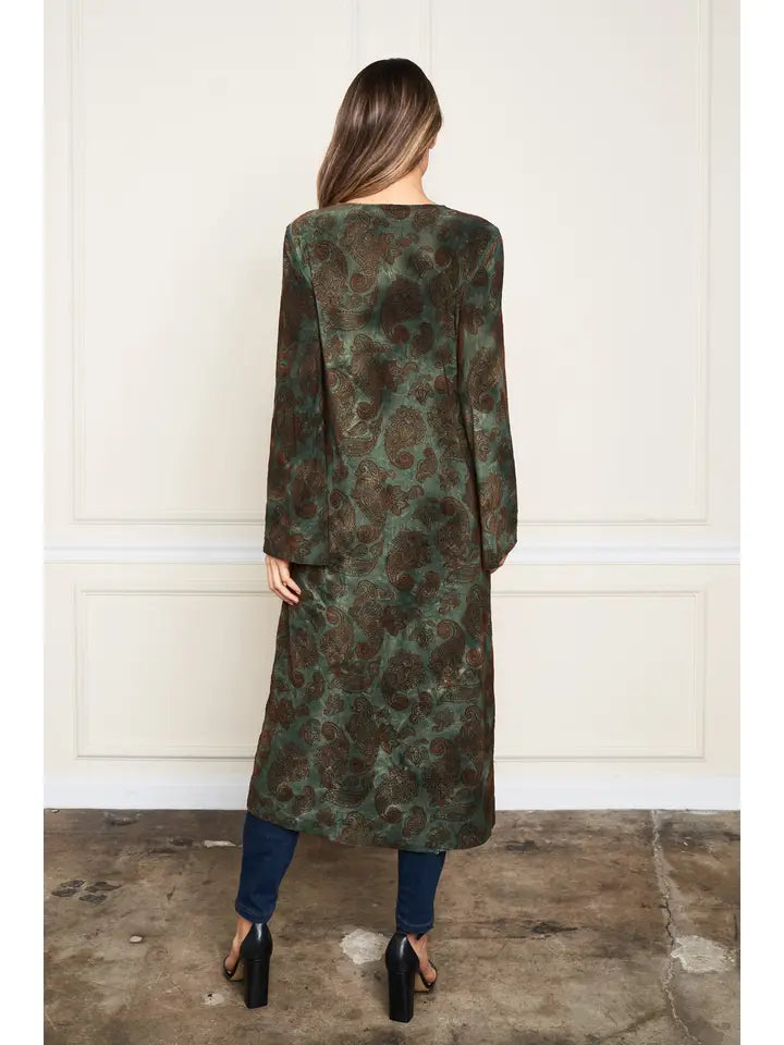 Flocked Kimono by Paparazzi