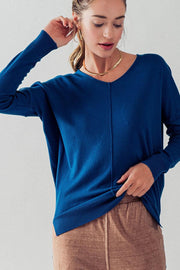 Hi-Low Tunic Sweater - Robin Boutique-Boutique 
