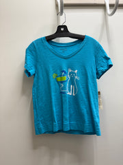 Destination Kitty Short Sleeve V-Neck Tee