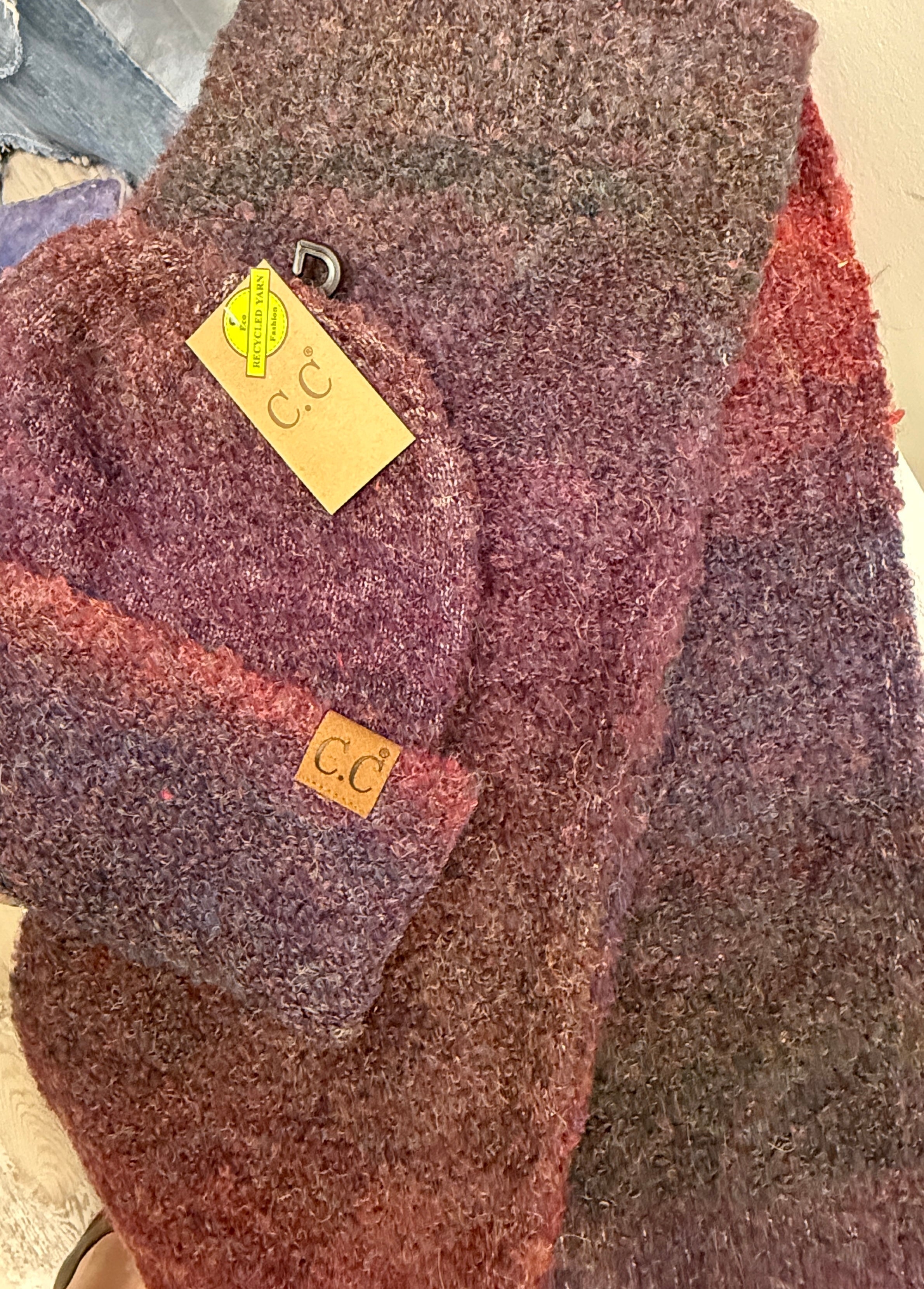 C.C. Beanie Ombre Cuff Beanie and Slouchy Robin Boutique