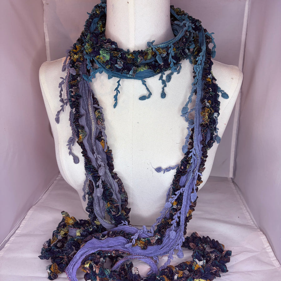 Boho Tassel Scarf Necklace