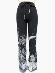 Zen Pant in Bamboo Print by Paparazzi