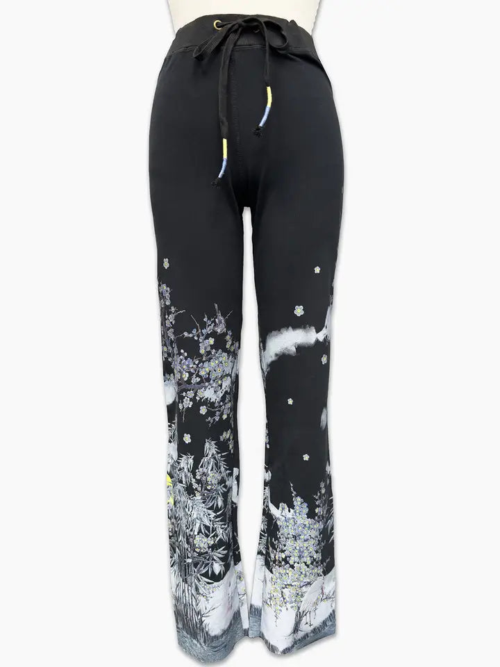 Zen Pant in Bamboo Print by Paparazzi
