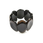Additional view of Carved Natural Ivory Bracelet by Tagua from Robin Boutique.