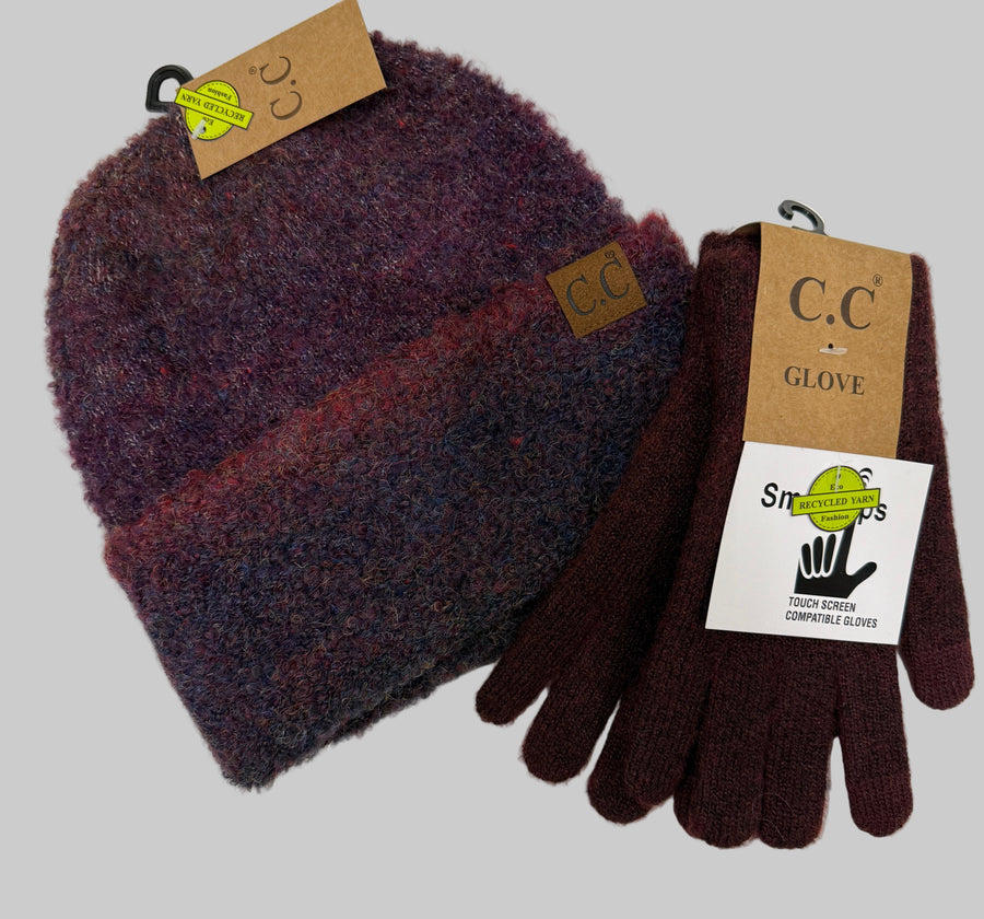 C.C. Beanie Ombre Cuff Beanie and Slouchy Robin Boutique