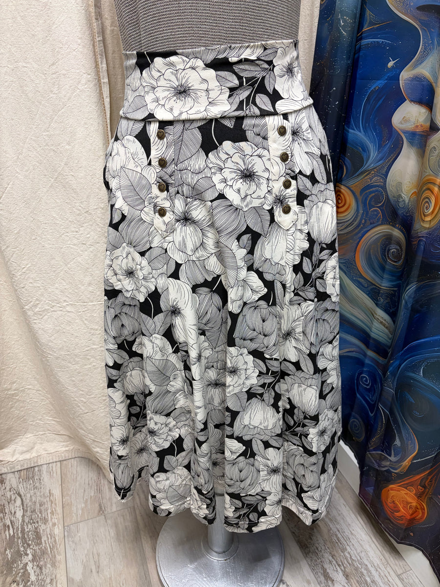 Davenport Skirt in Florrie Print by Effie's Heart