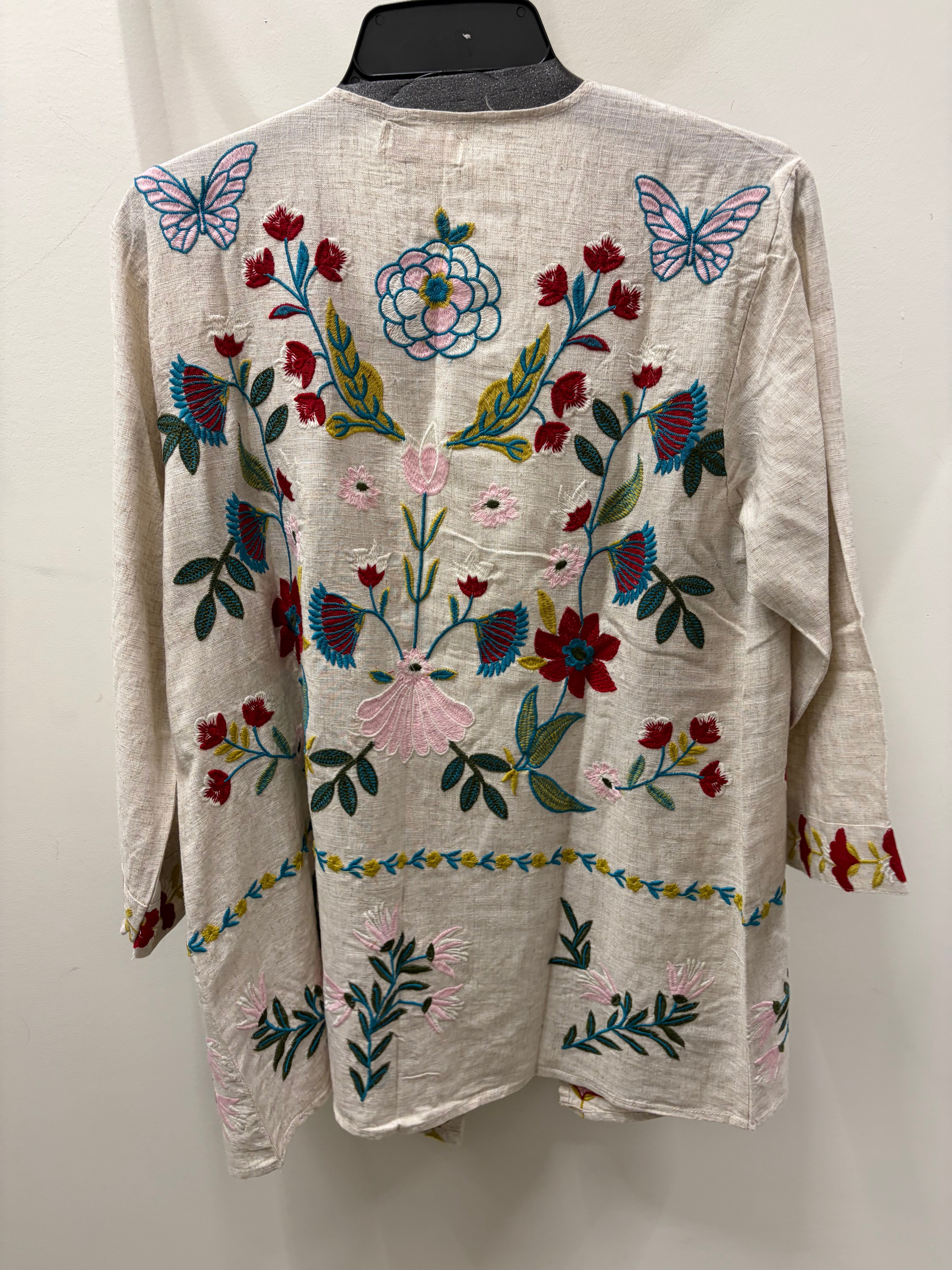 Wildflower Whimsy Embroidered Kimono by All About Her