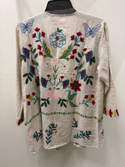 Wildflower Whimsy Embroidered Kimono by All About Her