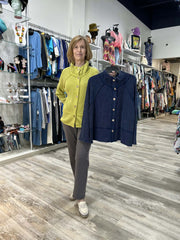 Mixed Waffle Mock Neck by Escape