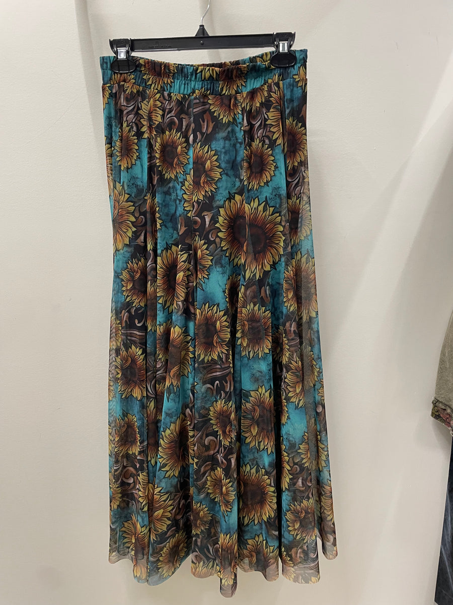 Sunflower Fields Skirt by WAY