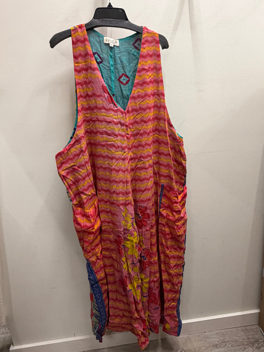 Duality Sari Harmony Wide Leg Jumpsuit #1034 by Kantha Bae