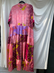 Rasgulla Sari Twilight Maxi Dress #50 by Kantha Bae