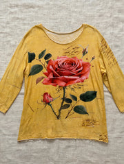 Driftwood Day Rose Tee by Paper Lace