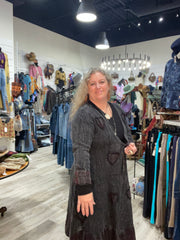 Open Weave Heart Patch Duster by Paper Lace