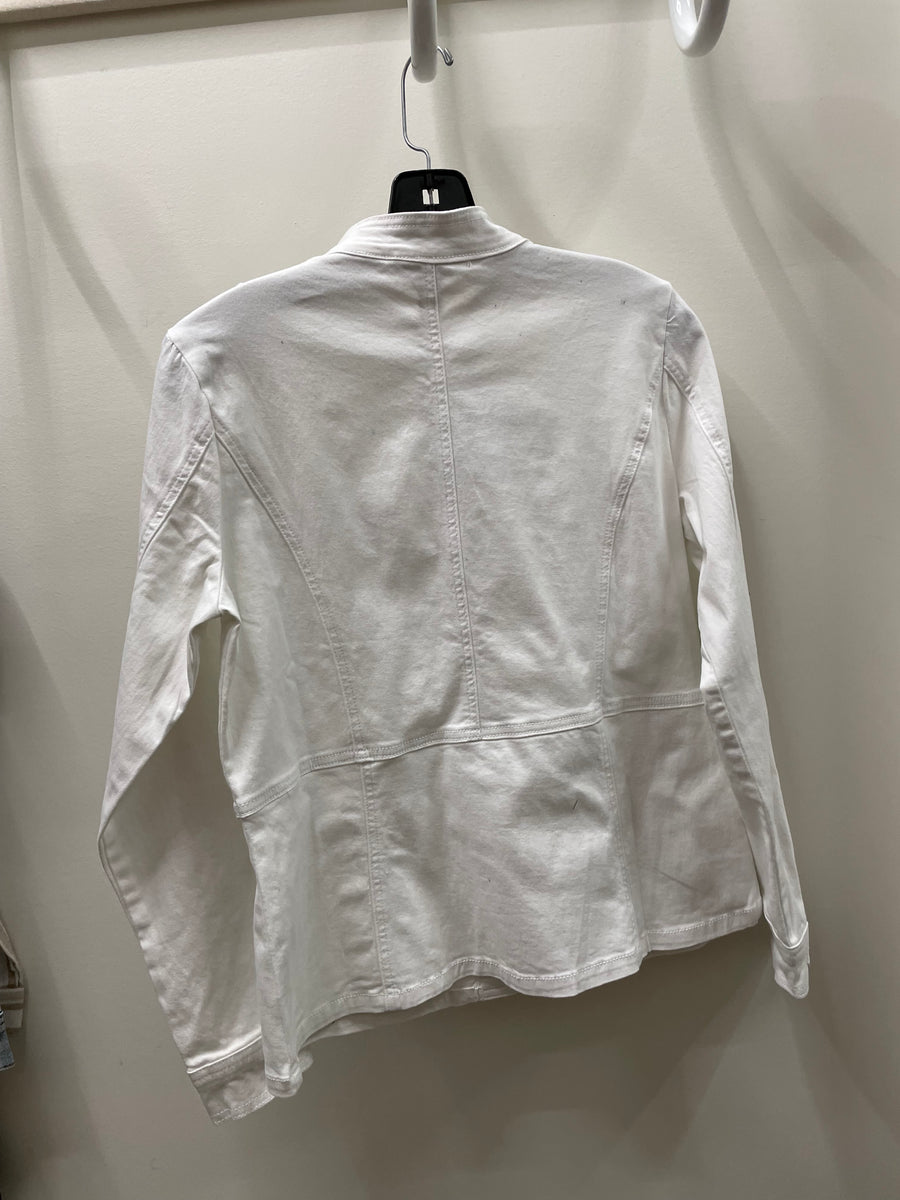 Additional view of Urban Flex Denim Jacket from Robin Boutique.