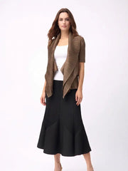Pleated 2-Way Kimono Jacket by EllyNDale
