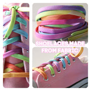 Rainbow Ombre - Cute Shoe Laces for Kids and Adults Robin Boutique