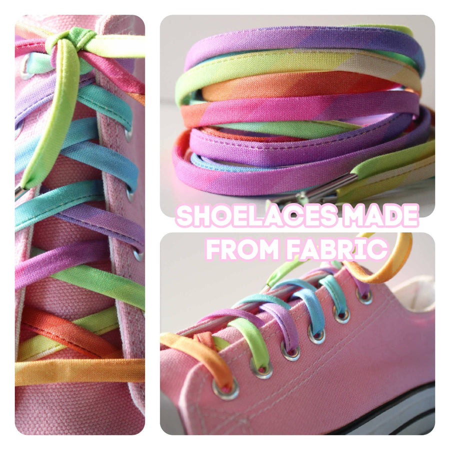 Rainbow Ombre - Cute Shoe Laces for Kids and Adults Robin Boutique