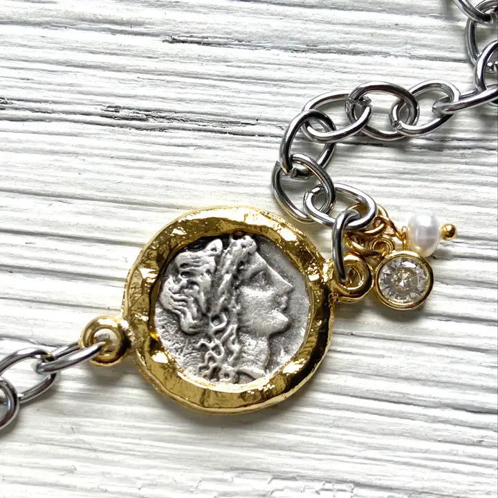 Ancient Coin Bracelet