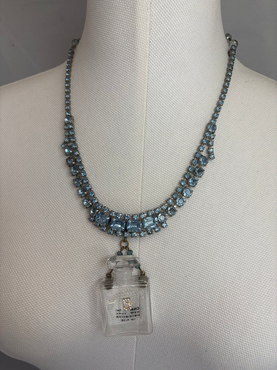 Vintage Chanel Parfum No.5 Bottle Necklace by Gina