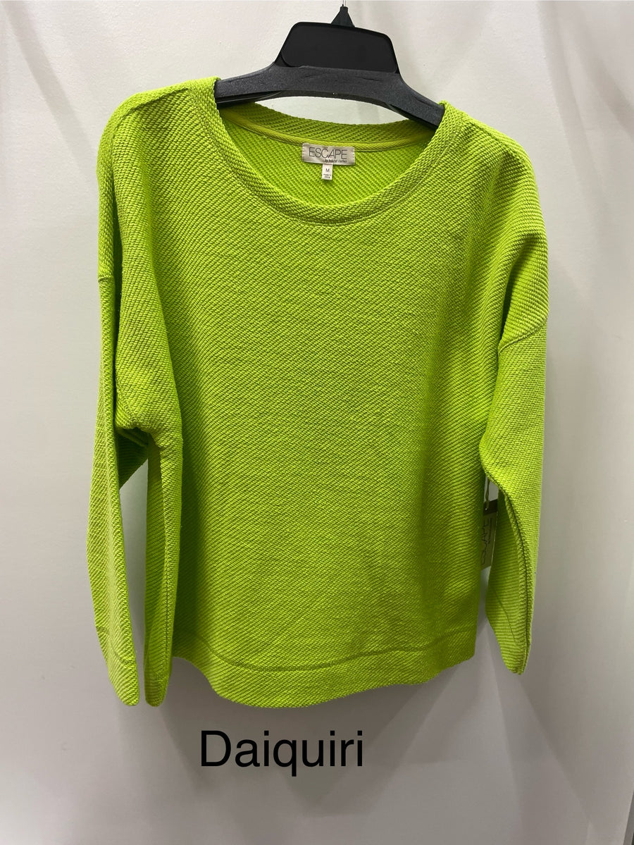 Cool Breeze Sundown Loopy Terry Pullover by Escape