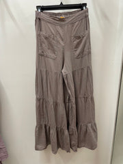 Layered Cotton DobbyTrousers