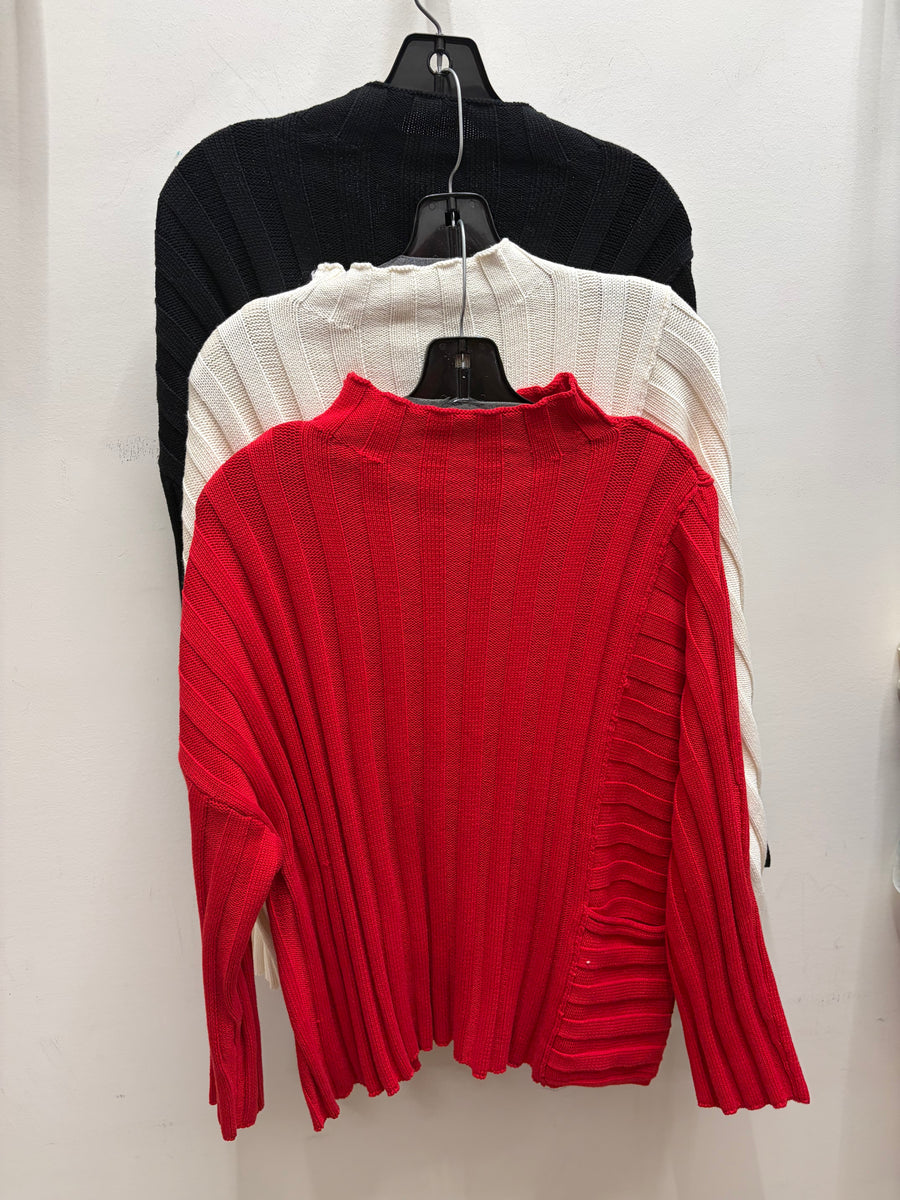 Statement Rib Pocket Pullover by Olivia