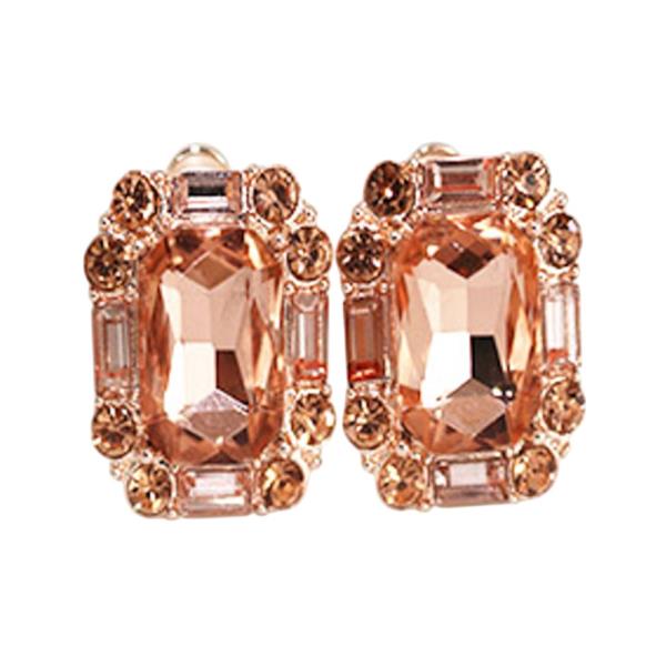 Jeweled Clip On Earrings