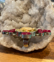Carved Turtles Adjustable Ring