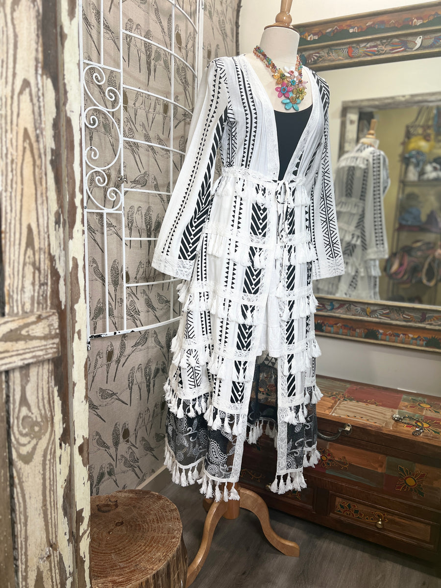 Bohemian Lace Duster by Adore K126 Robin Boutique