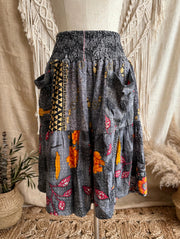 Pareo Kantha Meadow Skirt #068 by Kantha Bae