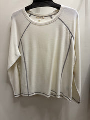Butter Rib Knit Raglan Pullover by Escape
