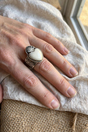 Sacred Heart Adjustable Ring by Tara Gasparian