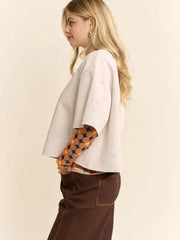 Star Print Relaxed Tee by Davi & Dani