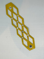 Geometric Leather Bracelet Cuff