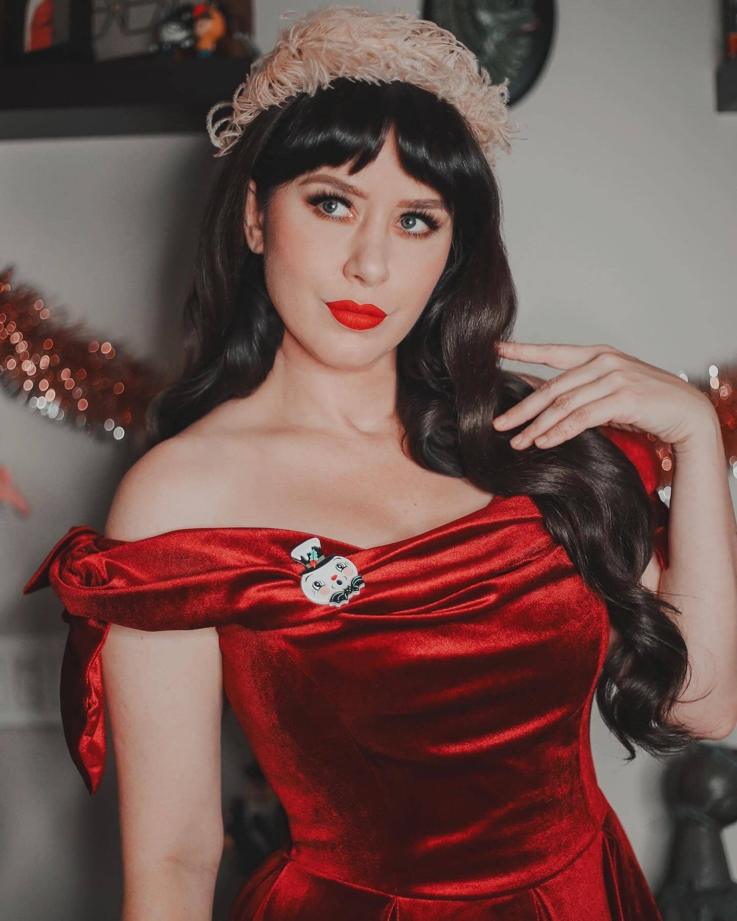 Spooky Frosty Spookmas Brooch by Lipstick & Chrome x Johanna Robin Boutique