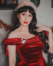 Spooky Frosty Spookmas Brooch by Lipstick & Chrome x Johanna Robin Boutique