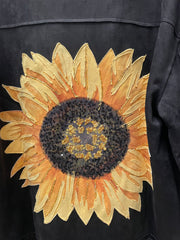Suede Sunflower Jacket by WAY
