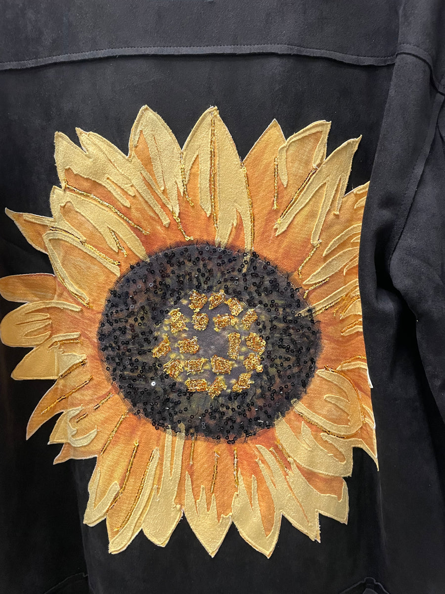 Suede Sunflower Jacket by WAY