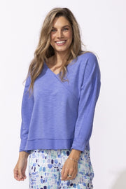 Modal Spandex Terry Front Back Pullover by Escape by Habitat 26836 Robin Boutique