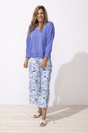 Modal Spandex Terry Front Back Pullover by Escape by Habitat 26836 Robin Boutique