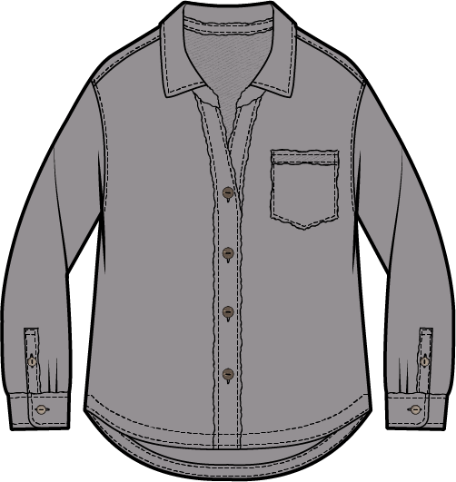 Modal Spandex Terry Shacket by Escape by Habitat 26895 Robin Boutique