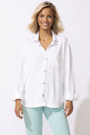 Modal Spandex Terry Shacket by Escape by Habitat 26895 Robin Boutique