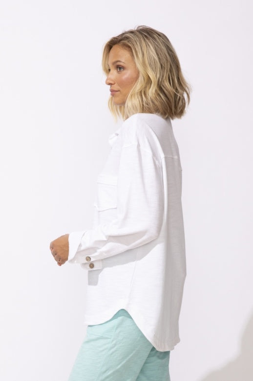 Modal Spandex Terry Shacket by Escape by Habitat 26895 Robin Boutique